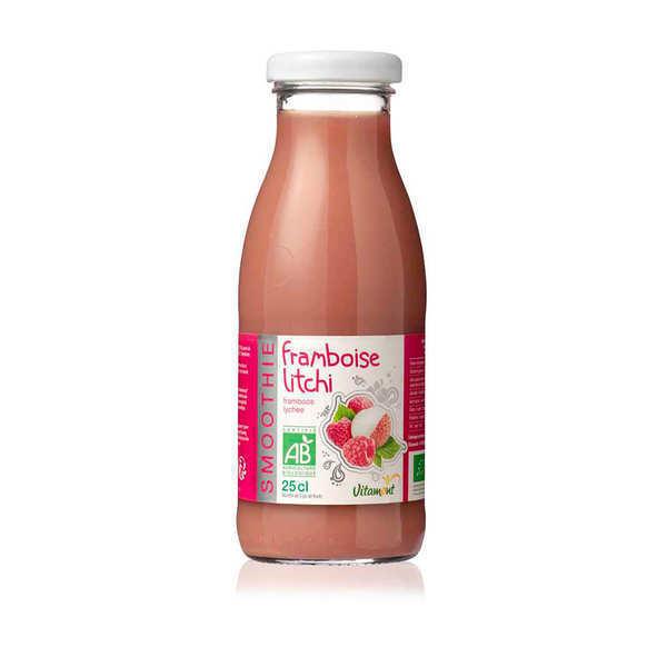 Smoothie Framboise Litchi bio - Bouteille de 25cl