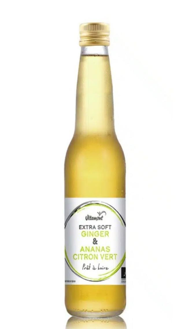 Boisson gazeuse ananas citron vert 33cl