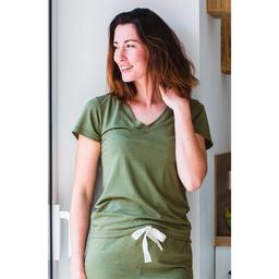 Haut de pyjama femme en Coton Bio et TENCEL Sonora