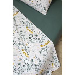 Drap plat 1 personne Coton Bio Yukari