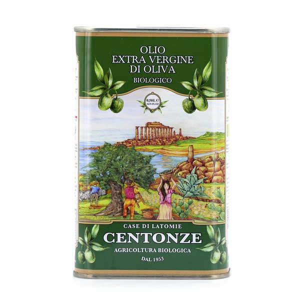 Huile d'olive extra vierge bio de Sicile Centonze