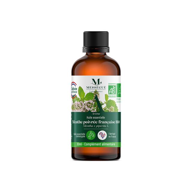 Huile essentielle de menthe poivrée bio - origine france 30ml -