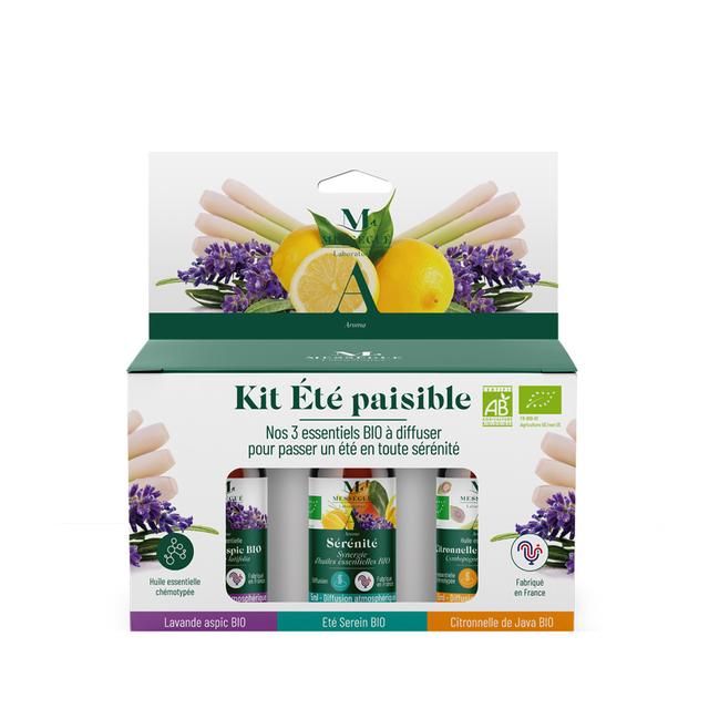 Kit été paisible bio - 3 x 5 ml