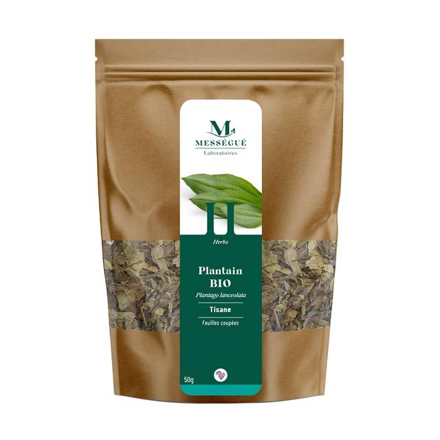 Plantain feuilles coupées bio - 50 g