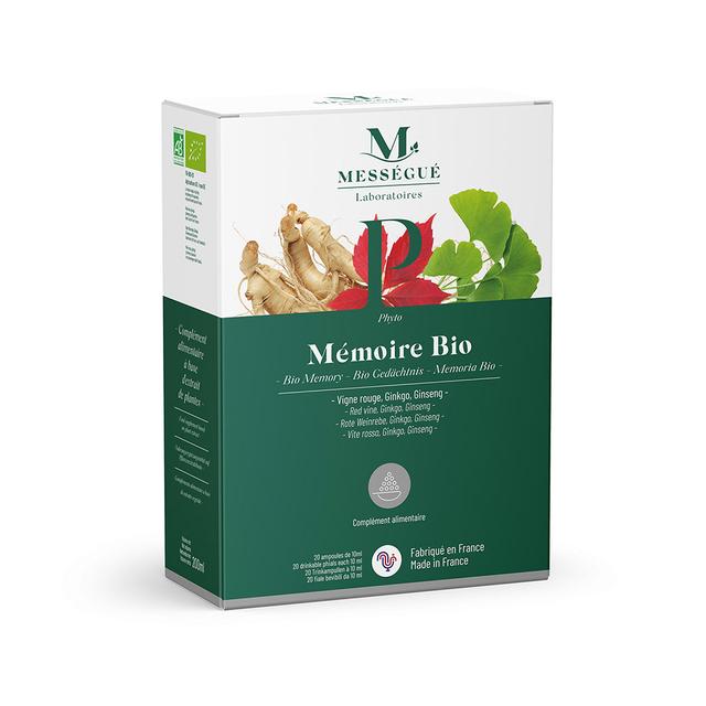 Mémoire bio - 20 ampoules de 10 ml