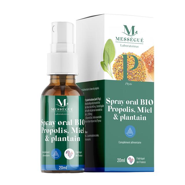 Spray oral bio propolis, miel   plantain - 20 ml