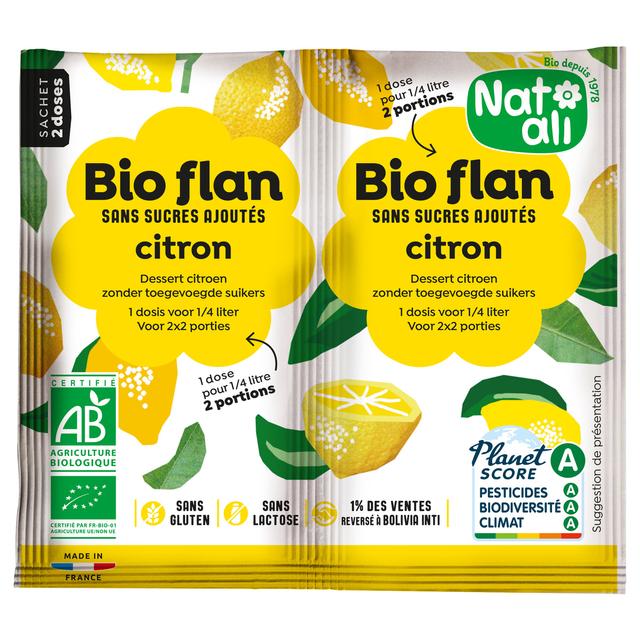 Bioflan Citron sans sucres ajoutés 7g