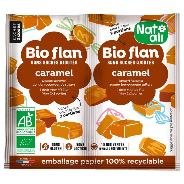 Bioflan Caramel sans sucres ajoutés 8g