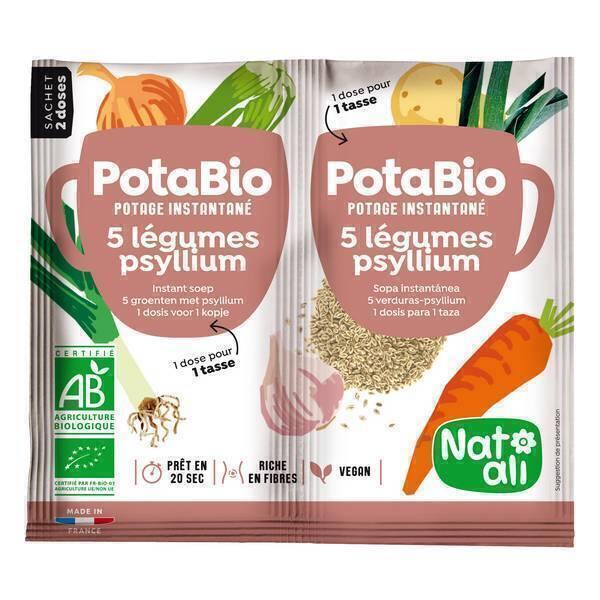 Potabio 5 légumes-psyllium 2x8,5g