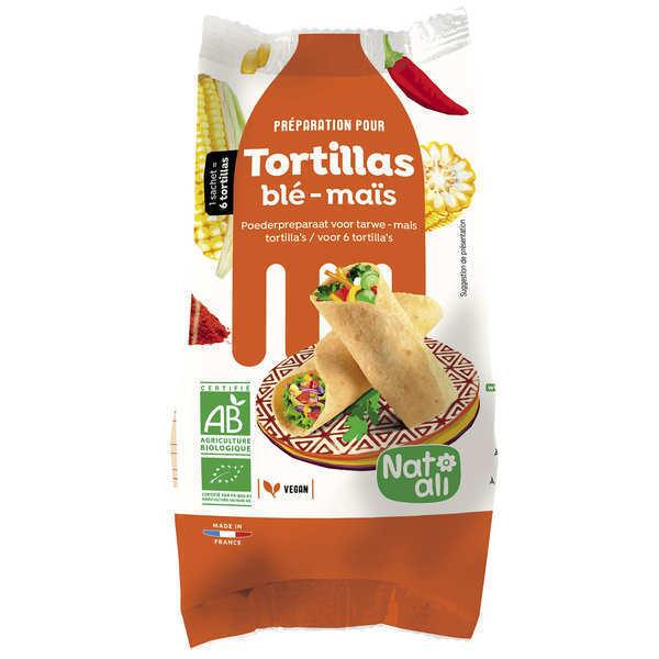 Préparation pour tortillas au blé et au maïs 200g