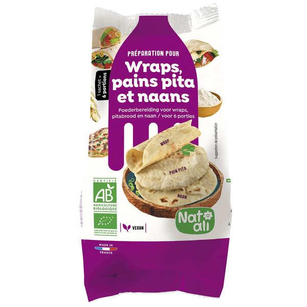 Préparation pour wrap, naan, pain pita 200g