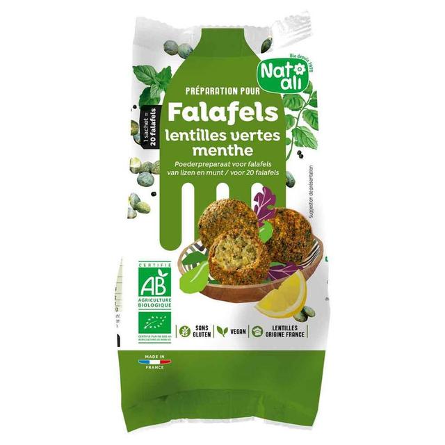 Préparation pour falafels lentilles vertes menthe 150g