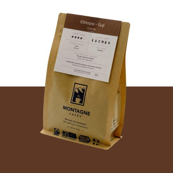 Café 250g bio et équitable en grains Ethiopie Bio | Guji