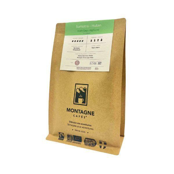 Café 1 kg en grains bio et équitable Sumatra Bio | Hutan