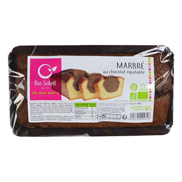 Marbré au chocolat équitable 260g