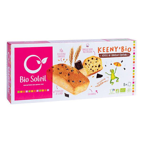 Mini cakes Keeny'Bio aux pépites de chocolat équitable x5