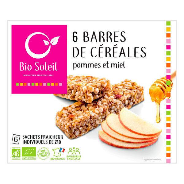 6 barres pomme & miel 125g