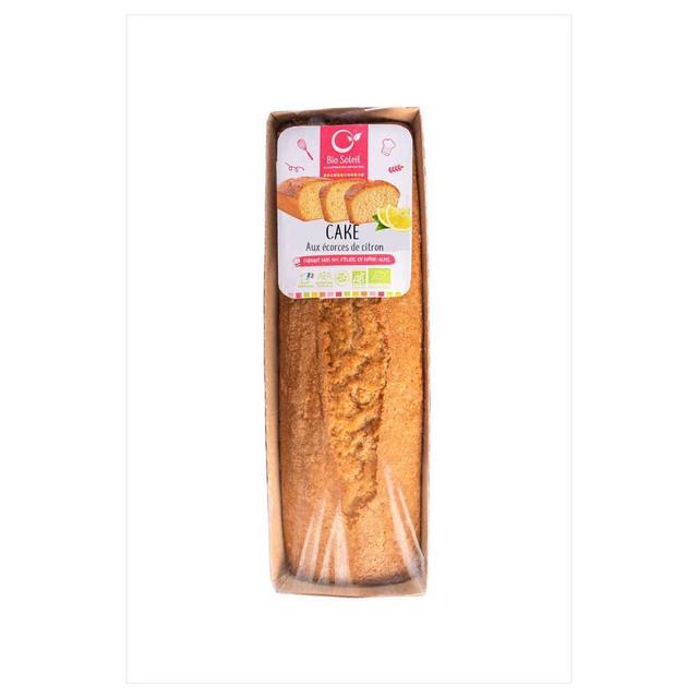 Cake citron aux écorces confites 410g