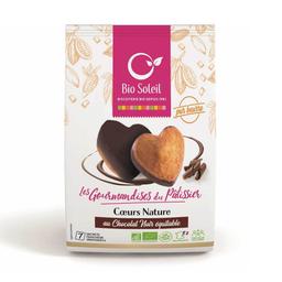 Coeurs nature au chocolat noir 180g