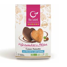 Coeurs noisette au chocolat lait 180g