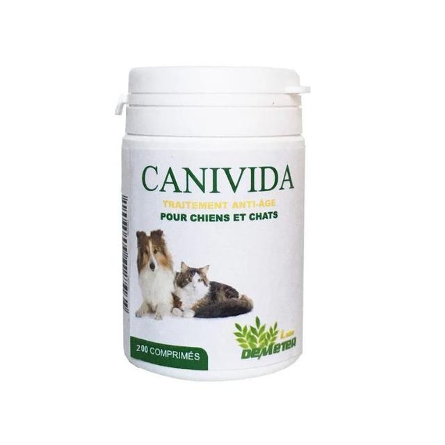 Canivida - Soin Anti-Âge Naturel pour Animaux - 200 comprimés