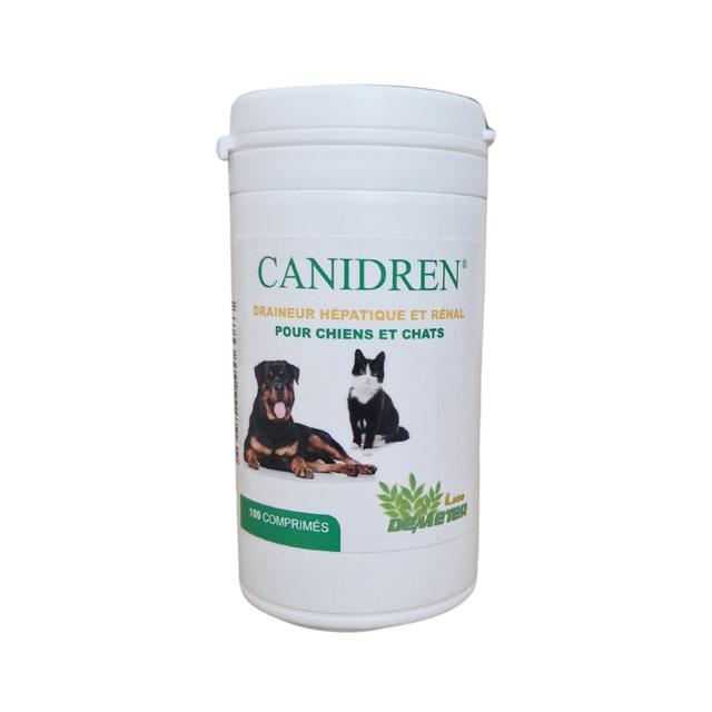 Canidren - Drainage Reins et Foie - Chien et Chat - 100 comprimés