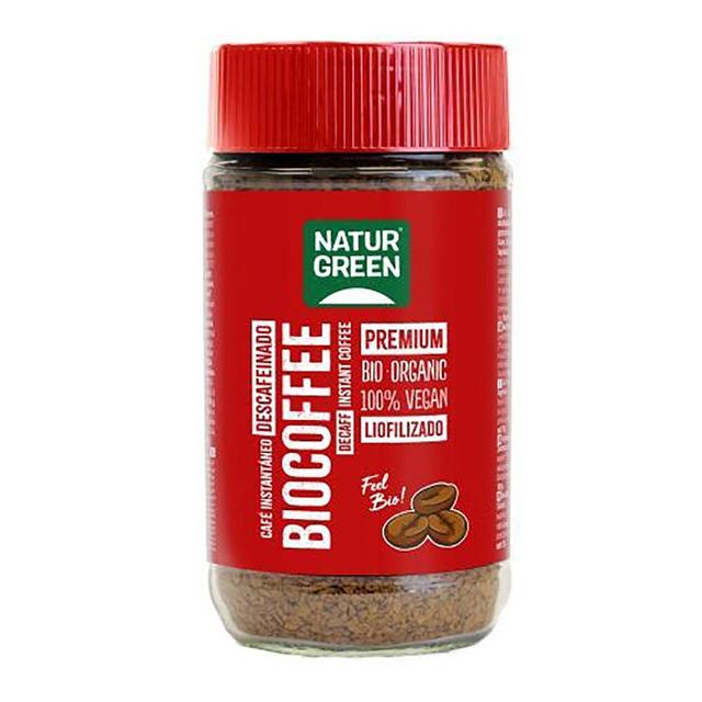 Café instantané Biocoffee décaféiné 100g bio