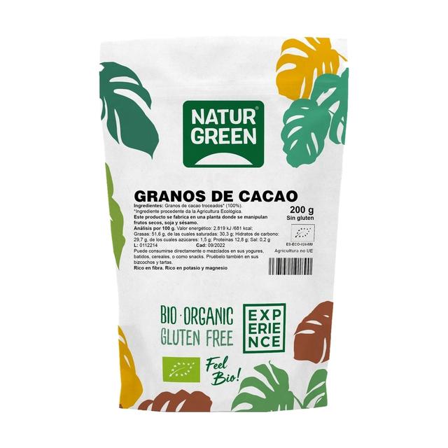 Fève de cacao hachée biologique 200 g