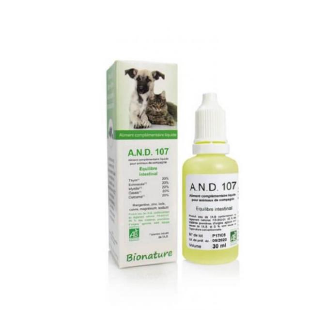 A.N.D. 107 Equilibre intestinal Bio flacon 30 ml