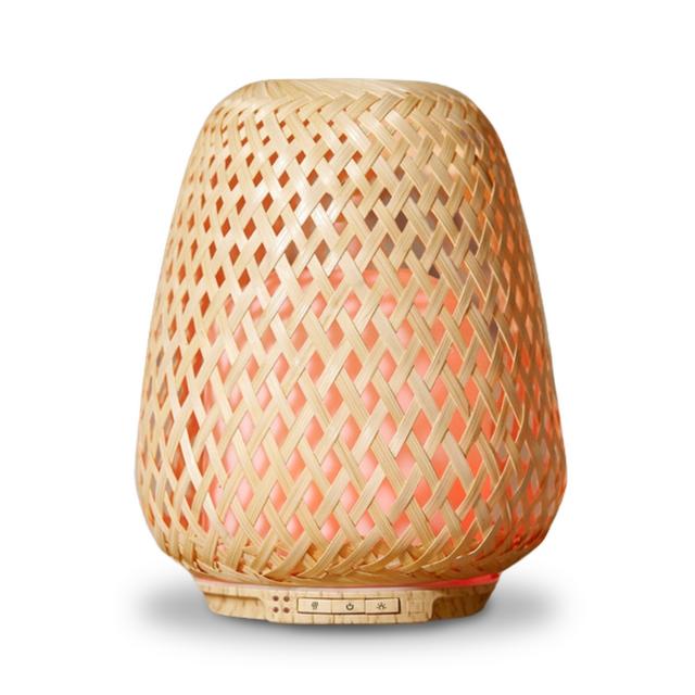 Diffuseur d'huile essentielle Olaki en bambou naturel Tressé