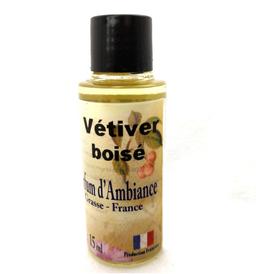 Extrait de parfum d'ambiance - Vétiver Boisé - 15ml